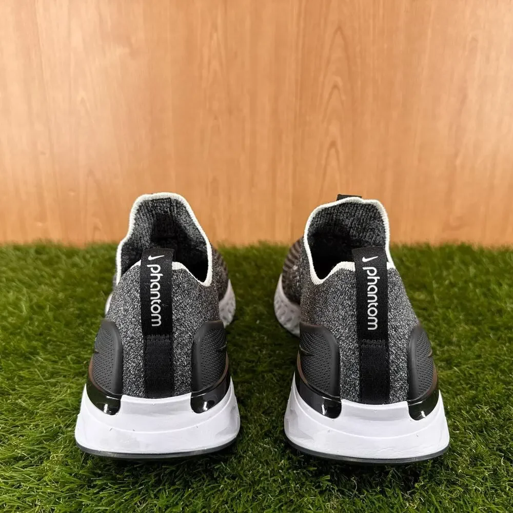 Nike React Phantom Run Flyknit 2 Oreo CJ0280-002 Women's Sz 11 / Men's Sz 9.5